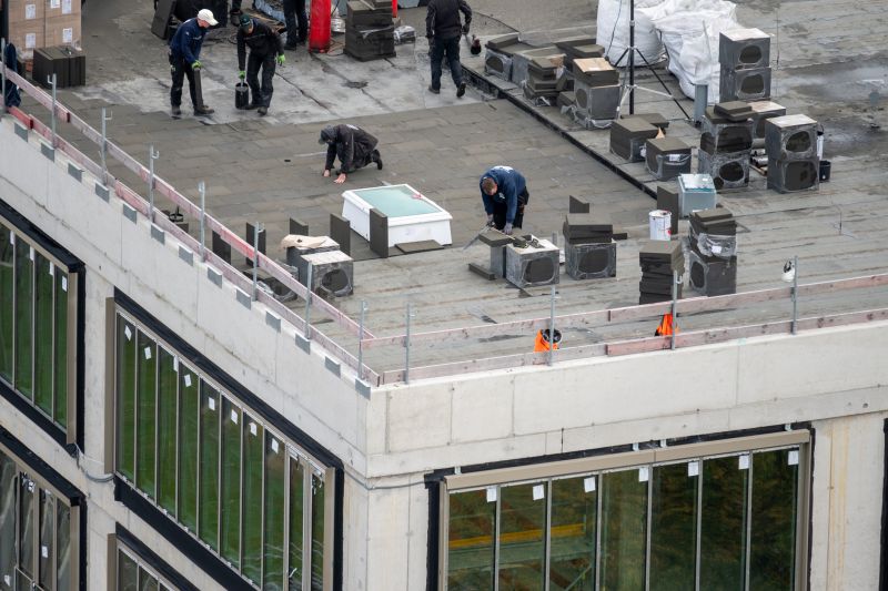 Clay Roof Installation detail